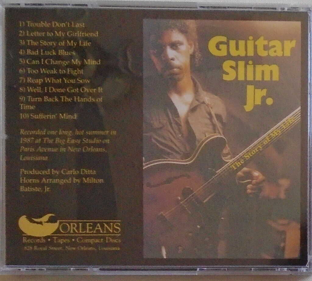 GUITAR SLIM JR. - CD - The Story Of My Life - LIKE NEW - Image 3