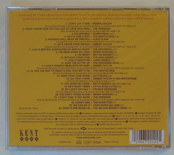 GWP - NYC  TCB   VOL 1   CD BRAND NEW - Image 3