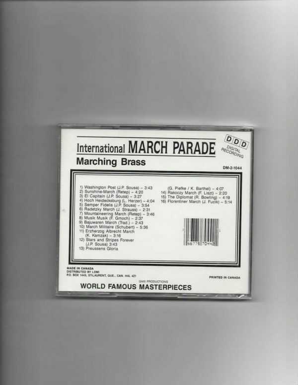 INTERNATIONAL MARCH PARADE-CD - Image 3