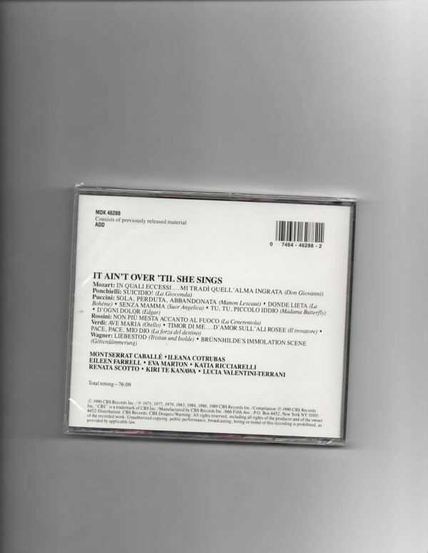 IT AIN'T OVER TIL SHE SINGS-CD - Image 3