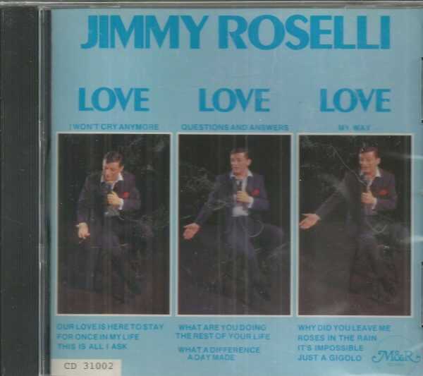 JIMMY ROSELLI - Love Love Love - CD - BRAND NEW