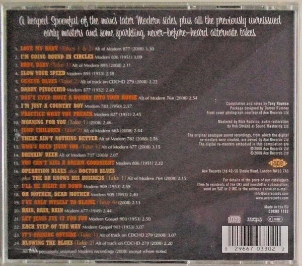 JIMMY WITHERSPOON - CD - I'll Be Right On Down - BRAND NEW - Image 3