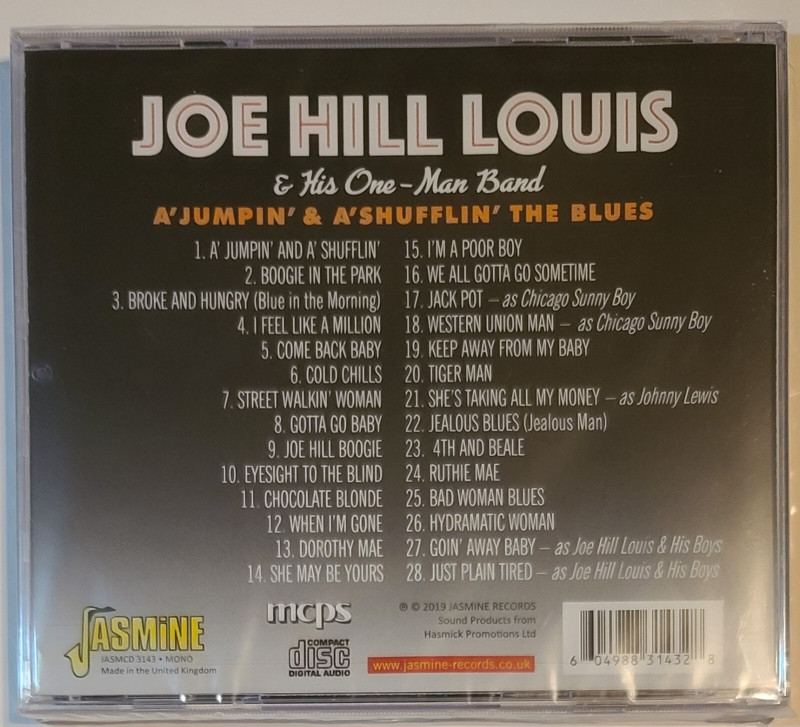 JOE HILL LOUIS - A'JUMPIN AND A'SHUFFLIN' THE BLUES CD BRAND NEW - Image 3