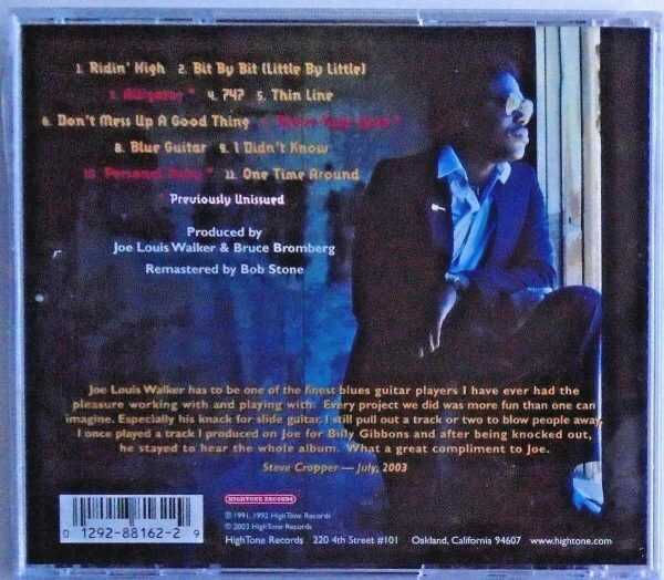 JOE LOUIS WALKER - CD - Heritage Of The Blues - Ridin' High-Live - BRAND NEW - Image 3