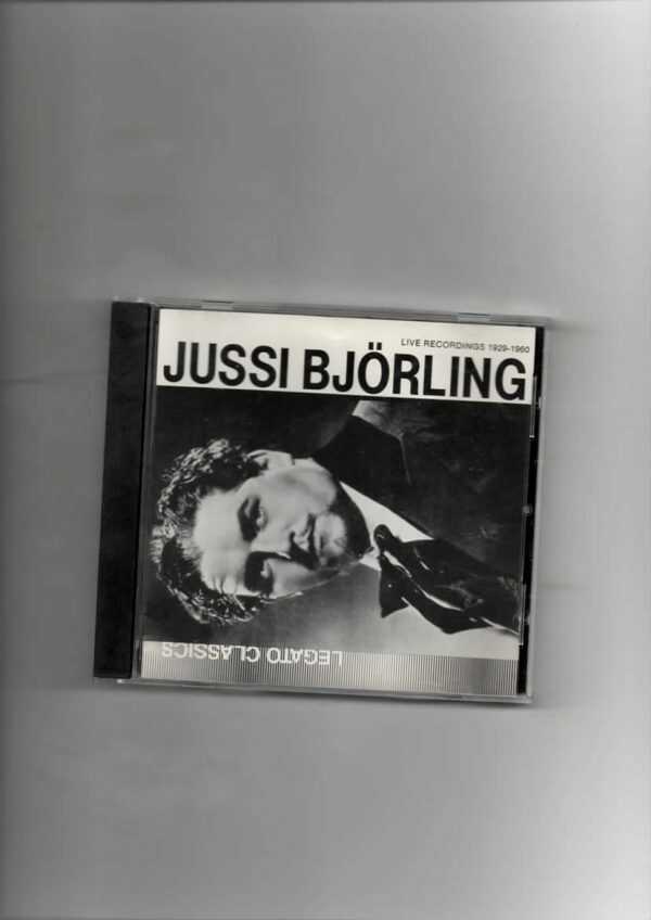 JUSSI BJORLING - LIVE RECORDINGS 1929-1960-CD