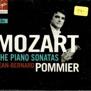 Jean-Bernard Pommier - Mozart: The Piano Sonatas 5 CD's - Brand New
