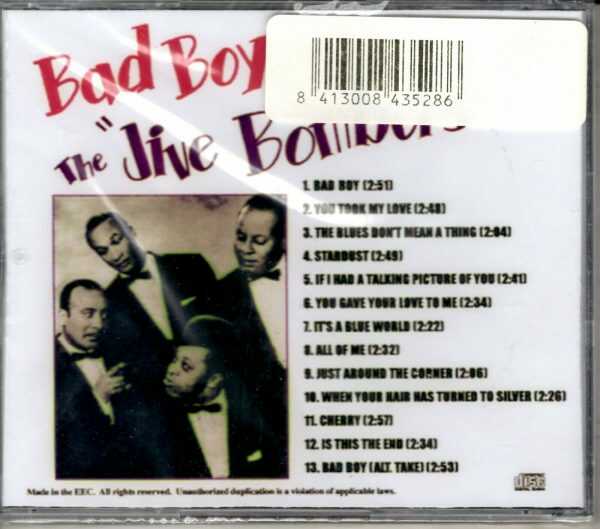 Jive Bombers - Bad Boy - CD - Brand New - Image 3