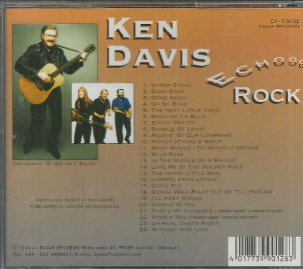 KEN DAVIS - CD - "Echo Rock" - His Complete Recordings - LIKE NEW - Image 3