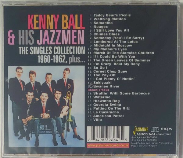 KENNY BALL AND HIS  JAZZMEN -  SINGLES COLLECTION 60-62   CD     BRAND NEW - Image 3