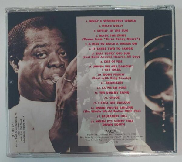 LOUIS ARMSTRONG - ALL TIME GREATEST HITS   CD     LIKE NEW - Image 3