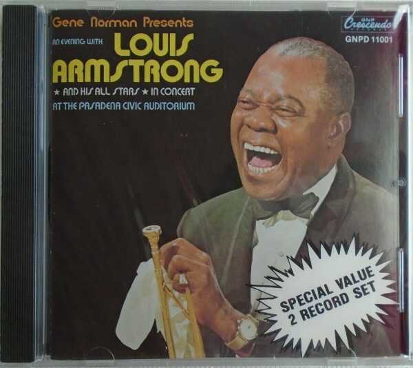 LOUIS ARMSTRONG - CD - At The Pasadena Auditorium - BRAND NEW