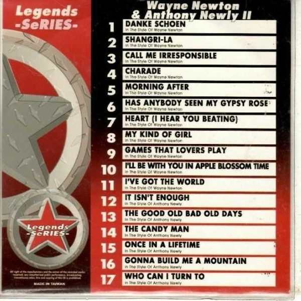 Legends Series Vol 133 - Anthony Newley & Wayne Newton - CD - Image 3