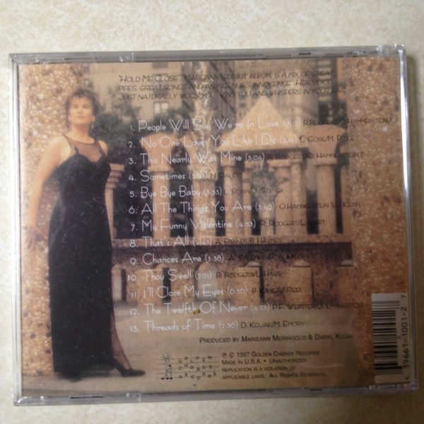 MERINGOLO, MARIEANN - HOLD ME CLOSE BRAND NEW CD - Image 3