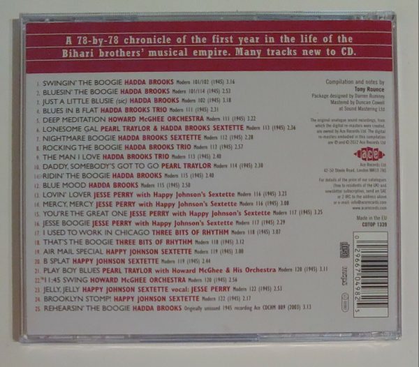 MODERN MUSIC - THE FIRST YEAR 1945   CD     BRAND NEW - Image 3