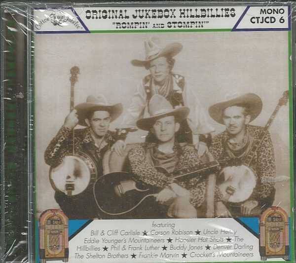 ORIGINAL JUKEBOX HILLBILLIES - CD - Rompin' And Stompin' - BRAND NEW