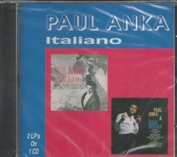 PAUL ANKA CD - ITALIANO   Brand New   28 Tracks in Italian    Cosa Nostra Label