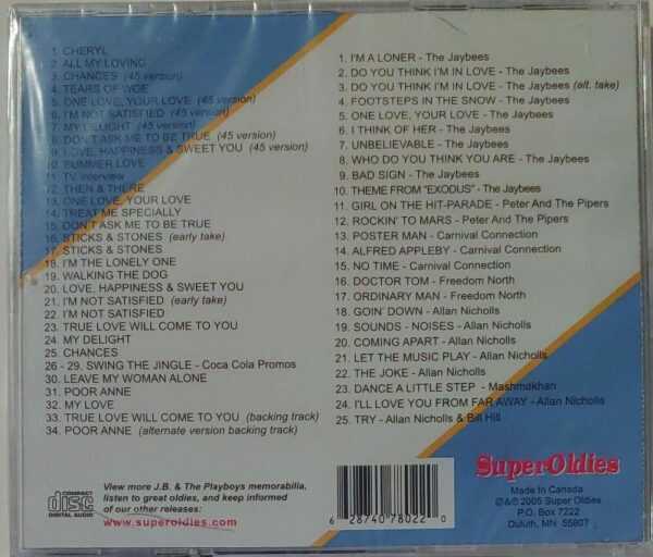PLAYBOYS, J.B. AND - ANTHOLOGY   CD     BRAND NEW - Image 3