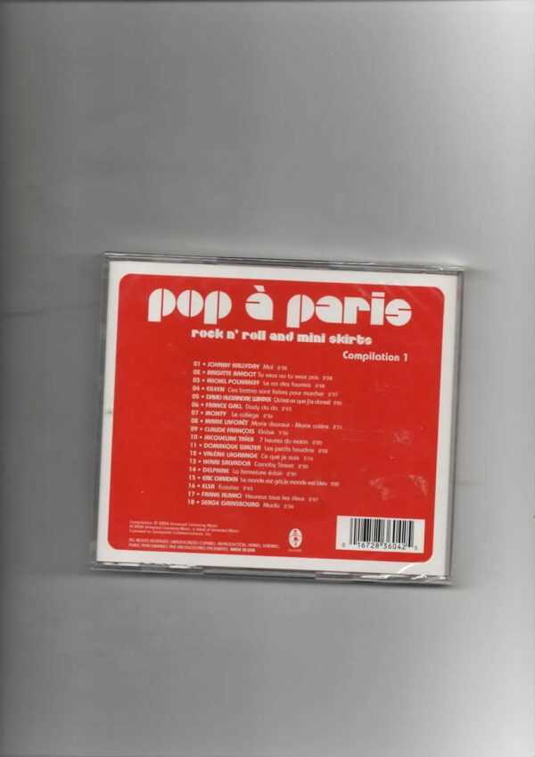 POP A PARIS MORE ROCK AND ROLL AND MINI SKIRTS VOL 1-BRAND NEW CD - Image 3