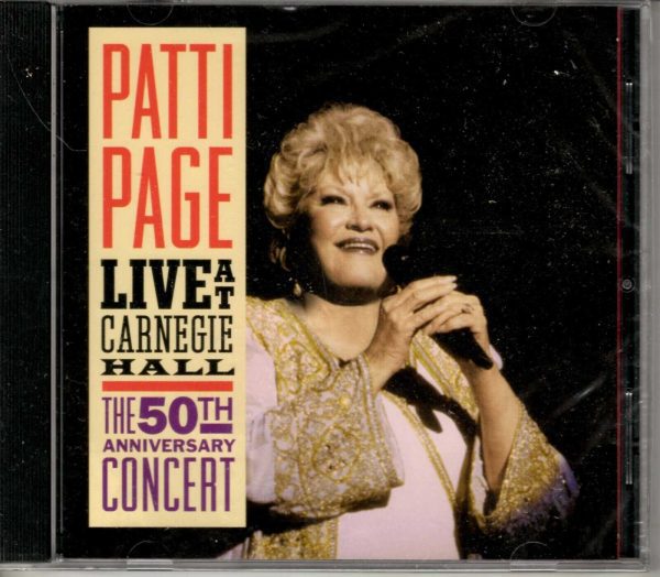 Patti Page - Live At Carnegie Hall - CD - Brand new