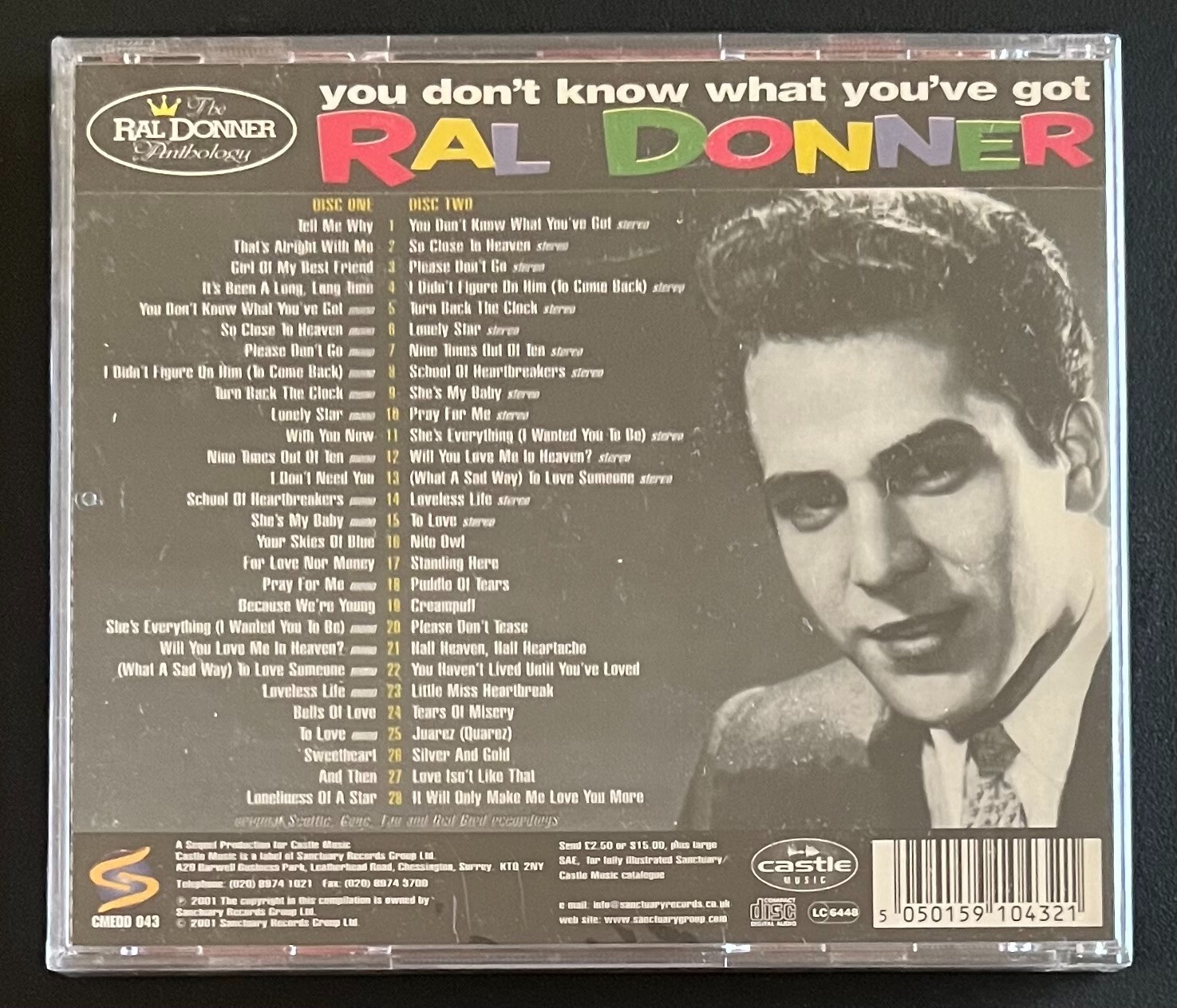 RAL DONNER- YOU DON'T KNOW WHAT YOU'VE GOT - CD BRAND NEW - Image 3