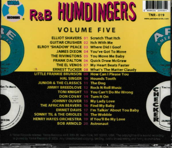 R&B HUMDINGERS - VOL 5 CD - BRAND NEW - Image 3