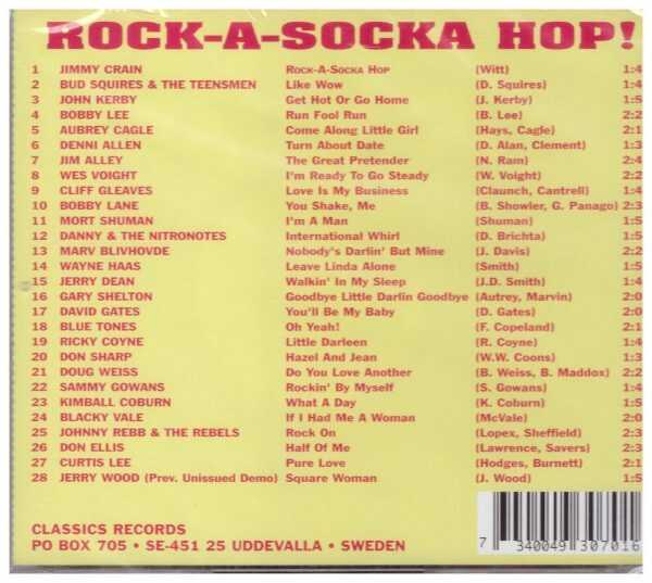 ROCK-A-SOCKA HOP - CLASSICS VOL 1 - CD  -  BRAND NEW - Image 3