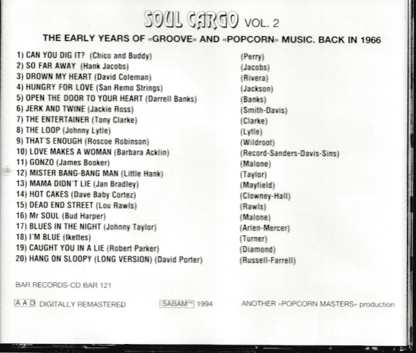 SOUL CARGO VOL 2 CD - BRAND NEW - Image 3