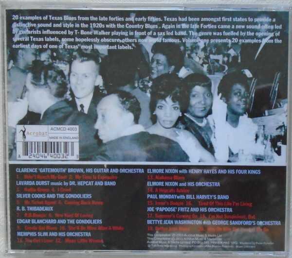 TEXAS BLUES - Houston Hotshots - Volume 1 - LIKE NEW -  CD - Image 3
