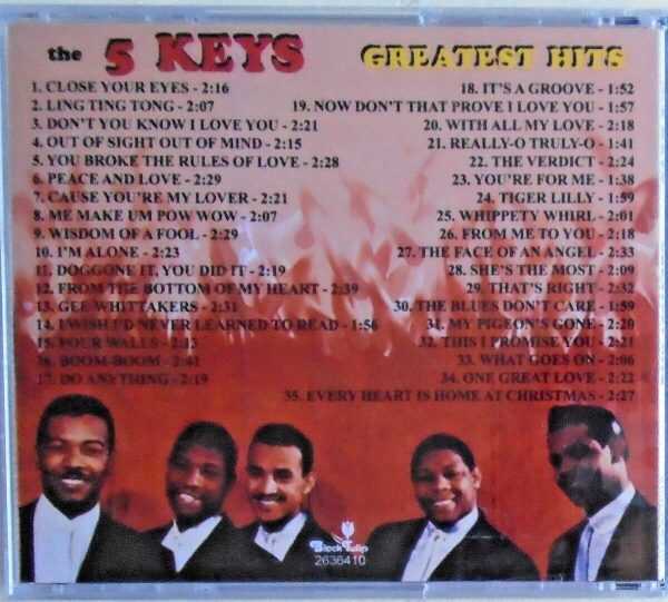 THE 5 KEYS - CD - Greatest Hits - BRAND NEW - Image 3