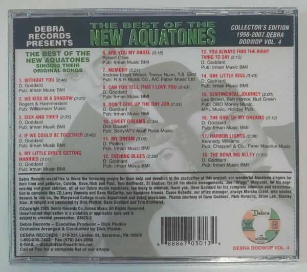 THE AQUATONES - BEST OF THE NEW AQUATONES   CD     BRAND NEW - Image 3