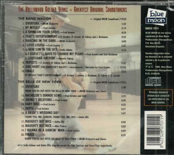 THE BAND WAGON/THE BELLE OF NEW YORK-The Hollywood Golden Years-CD - BRAND NEW - Image 3