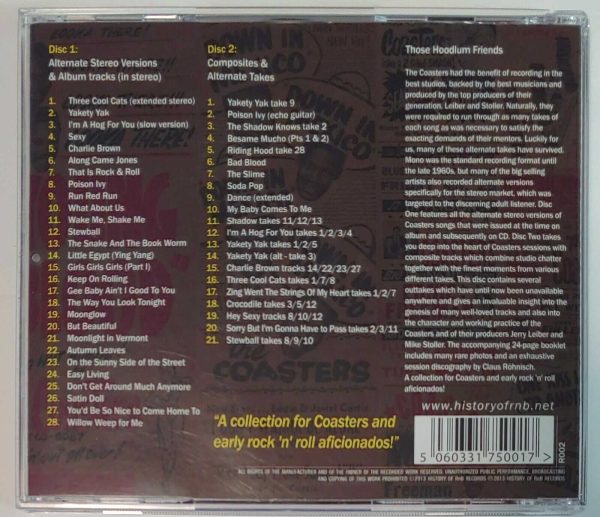 THE COASTERS - THOSE HOODLUM FRIENDS  IN STEREO   CD   VERY GOOD - Image 3