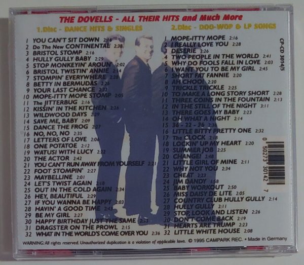 THE DOVELLS - ALL THEIR HITS AND MUCH MORE   CD BRAND NEW - Image 3