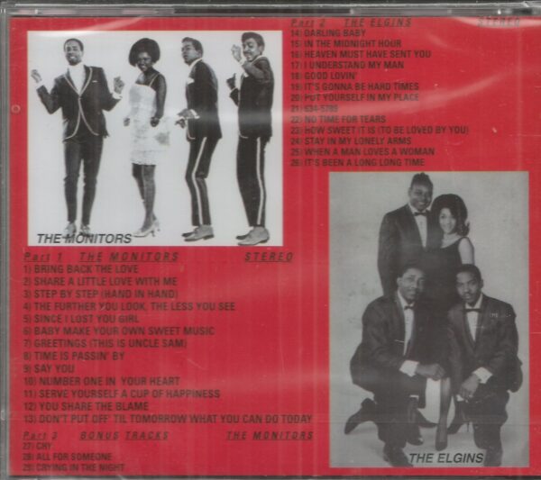 THE ELGINS CD - Meet the Monitors   Brand New  2 Groups on 1 CD - Image 3