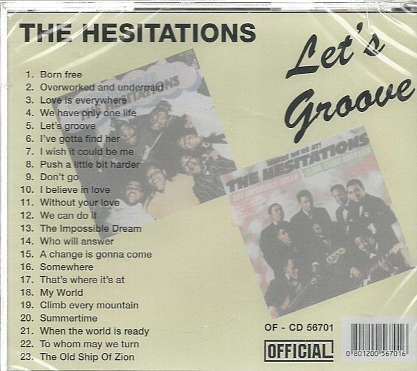 THE HESITATIONS - CD - Let's Groove - BRAND NEW - Image 3