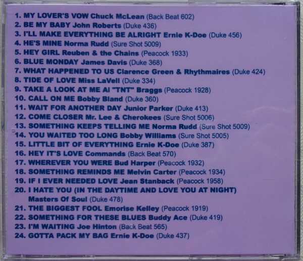 The DUKE OF SOUL - CD -  Volume 2 - 24 Tracks - Soulful Dynamite - BRAND NEW - Image 3