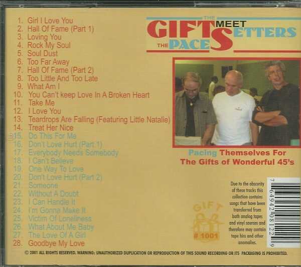 The GIFTS Meet The PACESETTERS - CD - BRAND NEW - Image 3