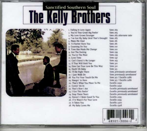 The Kelly Brothers - Sanctified Southern Soul - CD - Brand New - Image 3