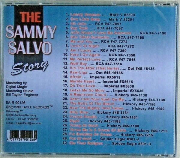 The SAMMY SALVO Story - CD - BRAND NEW - Image 3
