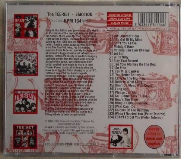The TEE-SET - Emotion - 24 Tracks - BRAND NEW - CD - Image 3