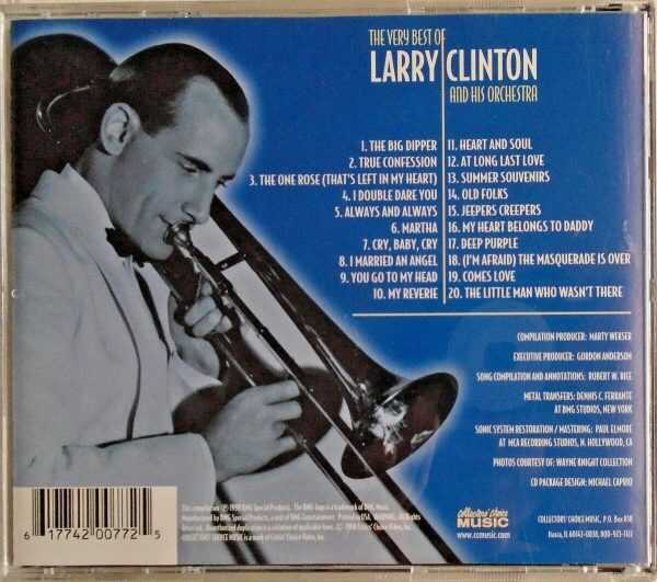 The Very Best Of LARRY CLINTON And His Orchestra - CD - LIKE NEW CONDITION - Image 3