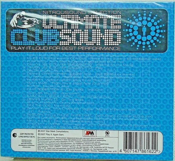 ULTIMATE CLUB SOUND - 2 CD -  Boys Dancefloor - BRAND NEW - Image 3
