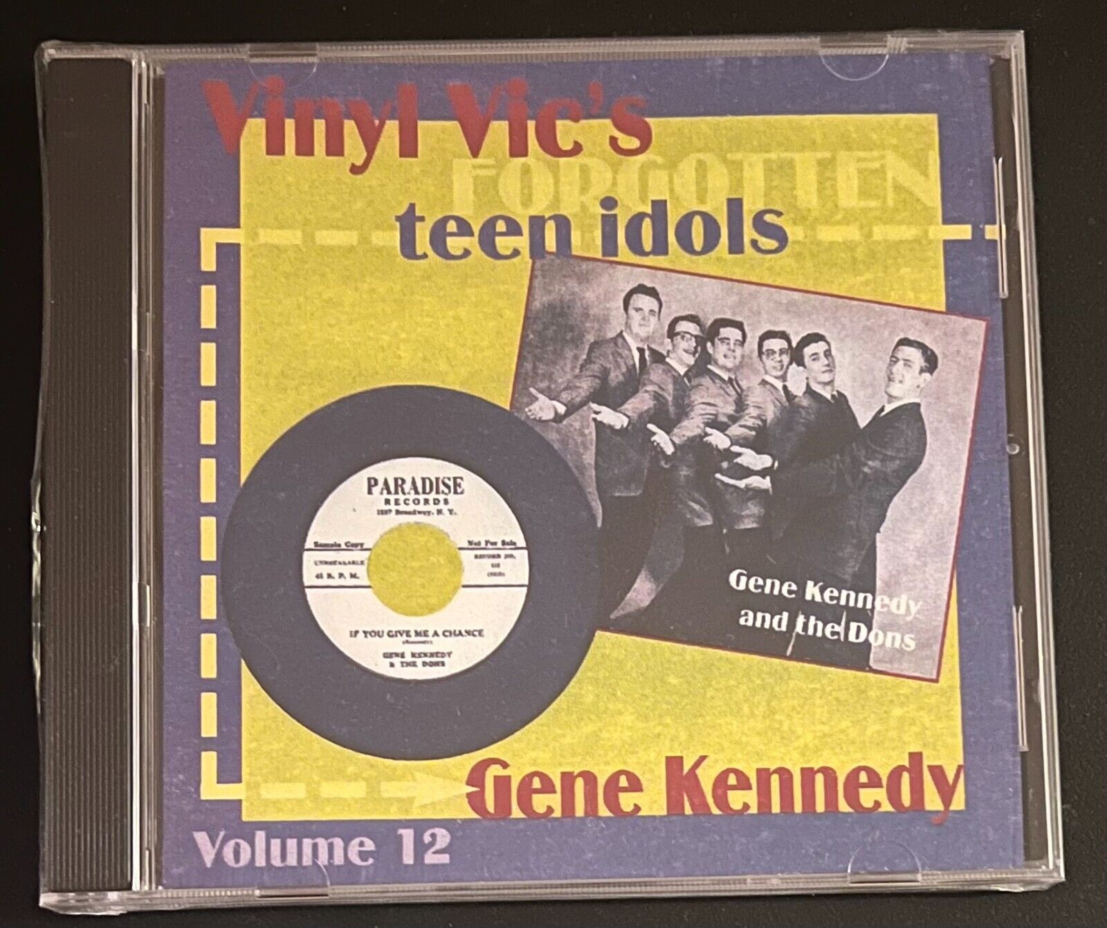 VINYL VIC'S FORGOTTEN TEEN # 12 GENE KENNEDY - CD BRAND NEW
