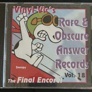 VINYL VIC'S RARE AND OBSCURE ANSWER RECORDS - VOL 18 - CD BRAND NEW