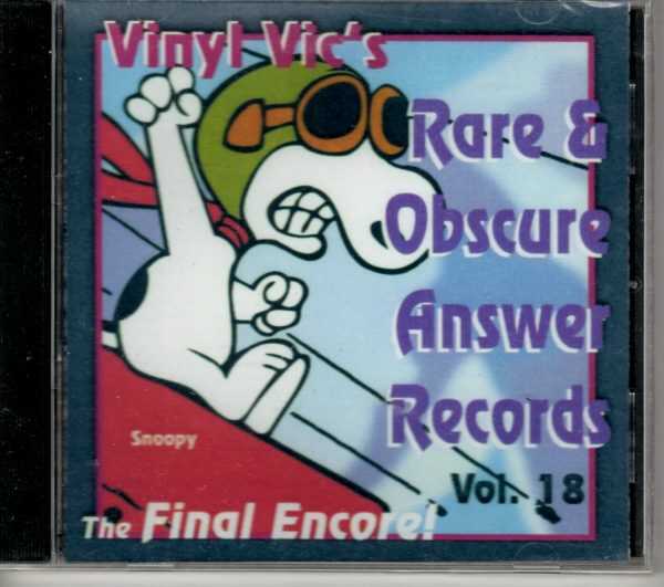 Vinyl Vic's Rare & Obscure Answer Records - Vol 18 - CD - Brand New