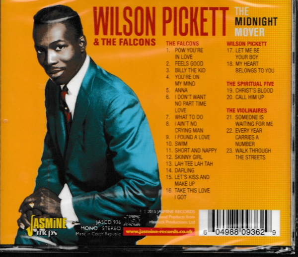 WILSON PICKETT & THE FALCONS CD THE MIDNIGHT MOVER - BRAND NEW - Image 3
