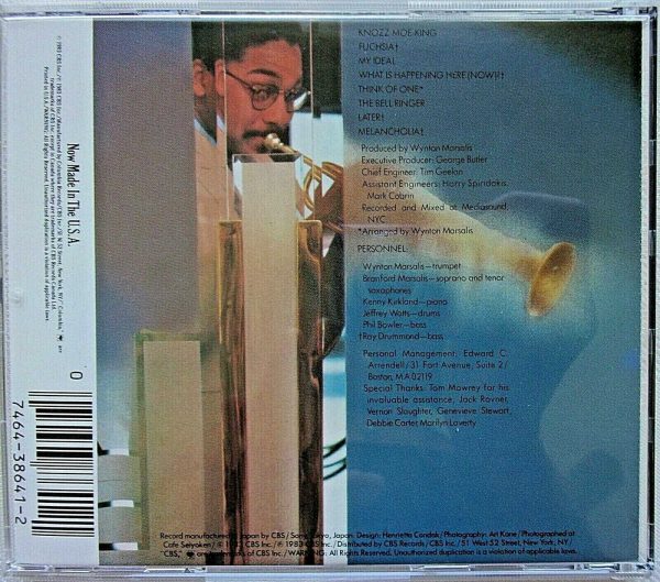 WYNTON MARSALIS - CD - Think Of One - LIKE NEW - Image 3