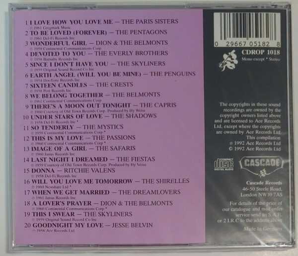 20 GREAT LOVE SONGS OF THE ROCK N ROLL ERA   CD     BRAND NEW - Image 3