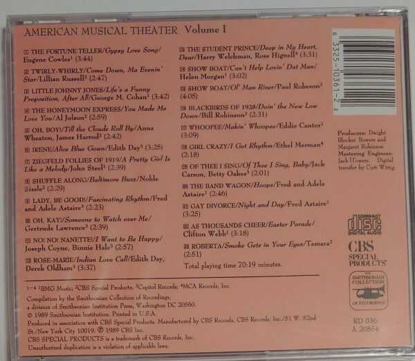 AMERICAN MUSICAL THEATER - SHOWS, SONGS, & STARS 2   CD     BRAND NEW - Image 3