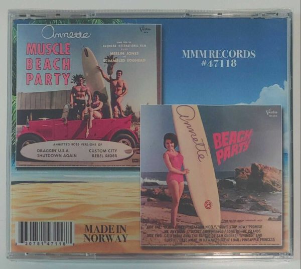 ANNETTE - MUSCLE BEACH PARTY / ANNETTES BEACH PARTY   CD     BRAND NEW - Image 3